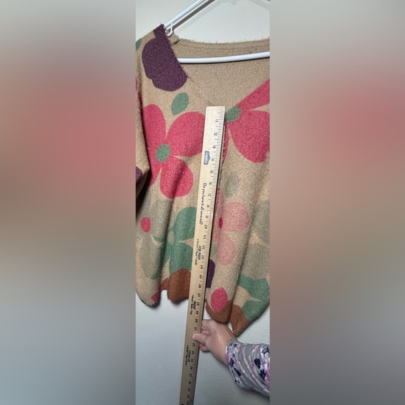 Source Unknown Multicolor Floral Cardigan - Picture 3 of 8